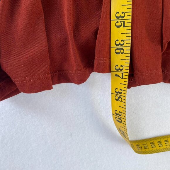 Torrid Super Soft Burnt Orange Babydoll Knee T-Shirt Dress Size 2 Fall Autumn - Picture 7 of 7